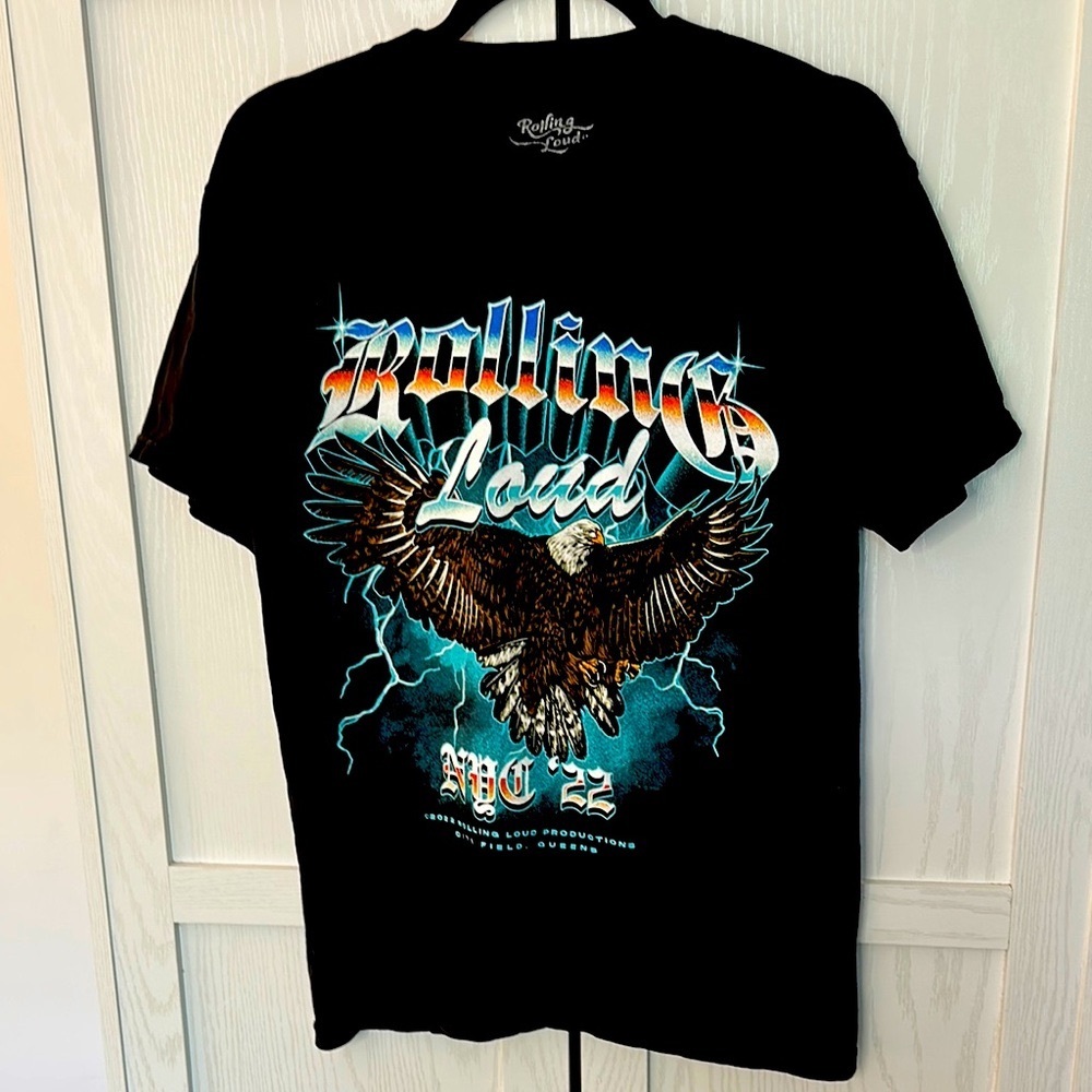 Rolling Loud‎ Black Limited Edition Concert Tee NYC 2022 Size Small